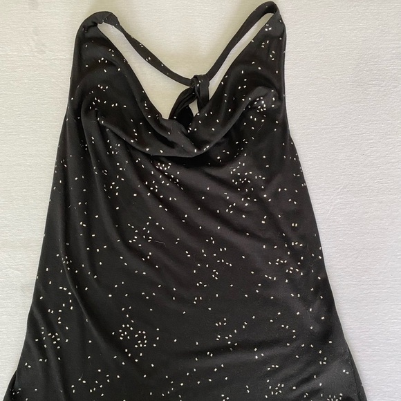 Black sparkly racerback tank. Rock & Republic, size small. - Picture 2 of 3
